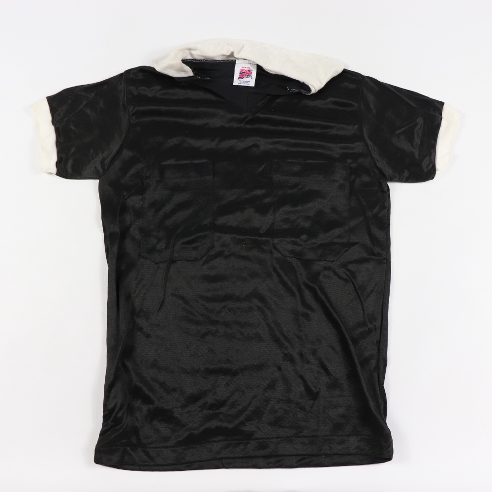 80s  New Union Jacks Mens XS Referee Soccer Shirt